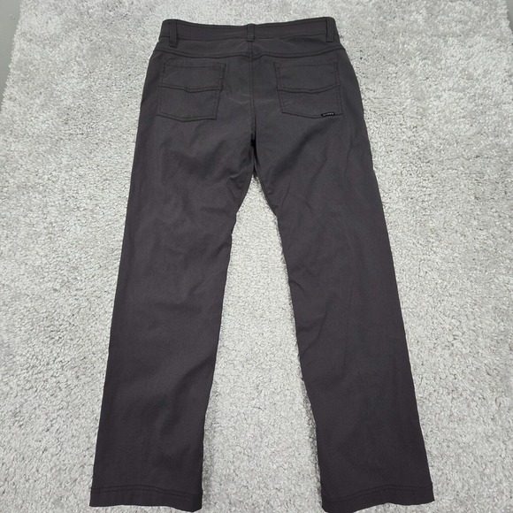 Prana Brion Pants Men 32 (Fits 32x28.5) Gray Slim Straight Outdoors Hiking - Picture 7 of 13